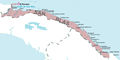 Kuna Yala (san Blas) Panama Political Map - Mapsof.Net Map