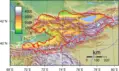 Kyrgyzstan Topography - Mapsof.net