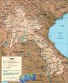 Laos Physical Map - Mapsof.net