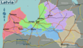 Latvia Regions Map - Mapsof.Net Map