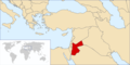 Location of Jordan - Mapsof.Net Map