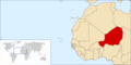 Location of Niger - Mapsof.Net Map