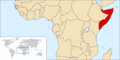 Location of Somalia - Mapsof.Net Map
