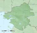 Loire Atlantique Department Relief Location Map - Mapsof.net