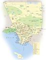 Los Angeles Travel Map - Mapsof.Net Map