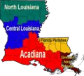 Louisiana Regions Map - Mapsof.Net Map
