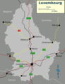 Luxembourg Map - Mapsof.Net Map