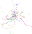Madrid Metro Map - Mapsof.Net Map