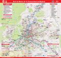 Madrid Metro Lines Map - Mapsof.Net Map