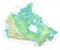 Map Canada Physical 2 - Mapsof.Net Map