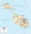 Malta - Mapsof.net