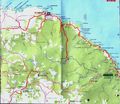 Map of Moa Baracoa - Mapsof.Net Map