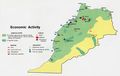 Map of the Economic Activity of Morocco 1973 - Mapsof.Net Map