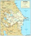 Mapa Politico Azerbaiyan 2004 - Mapsof.Net Map