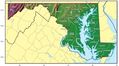Maryland Relief Map - Mapsof.Net Map
