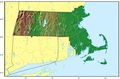 Massachusetts Relief Map - Mapsof.Net Map