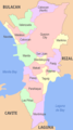 Metro Manila Political Map - Mapsof.Net Map
