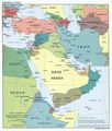 Middle East Political - Mapsof.net