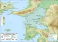 Miletus Bay Silting Evolution Map Fr - Mapsof.Net Map