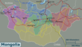 Mongolia Regions Map - Mapsof.Net Map