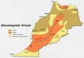 Morocco Etnolinguistico Map 1973 - Mapsof.Net Map