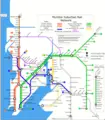Mumbai Suburban Rail Map - Mapsof.Net Map