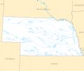 Nebraska Rivers And Lakes - Mapsof.Net Map