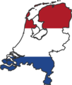 Netherlands Flag Map - Mapsof.Net Map