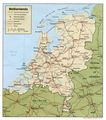 Netherlands Political Map - Mapsof.Net Map