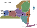 New York Regions Map - Mapsof.Net Map