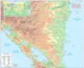Nicaragua Physical And Topographic Map - Mapsof.Net Map