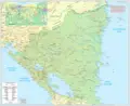 Nicaragua Road Map - Mapsof.Net Map