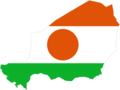 Niger Flag Map - Mapsof.Net Map