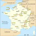 Nuclear Power Plants Map France - Mapsof.Net Map