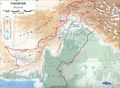 Pakistan Physical - Mapsof.Net Map