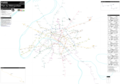 Paris Metro Lines Map - Mapsof.Net Map