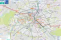 Paris Tourist Transport Map - Mapsof.Net Map