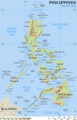 Philippines Physical Map - Mapsof.net