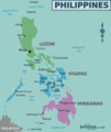 Philippines Regions Map - Mapsof.Net Map