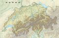 Physical Map Of Switzerland - Mapsof.Net Map