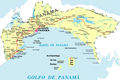 Political Map of the Province of Panama - Mapsof.Net Map