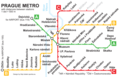 Prague Metro Map - Mapsof.Net Map