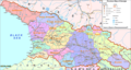 Provinces of Georgia - Mapsof.Net Map