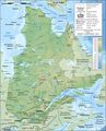 Quebec Province Topographic Map - Mapsof.net