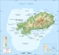 Rodrigues Island Topographic Map French - Mapsof.net