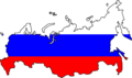 Russia Flag Map - Mapsof.Net Map