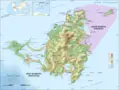 Sain Martin Island Topographic Map Fr - Mapsof.net