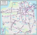 San Francisco Night Bus Map (owl) - Mapsof.Net Map