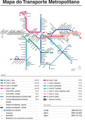 Sao Paulo Metro Map (subway) - Mapsof.Net Map