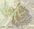 Savoie Department Relief Location Map - Mapsof.Net Map